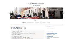 Desktop Screenshot of jaegersborggade.com